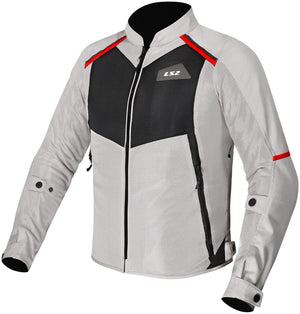 Ls2 jacke breeze man jacket breeze men gray black red gr. s
