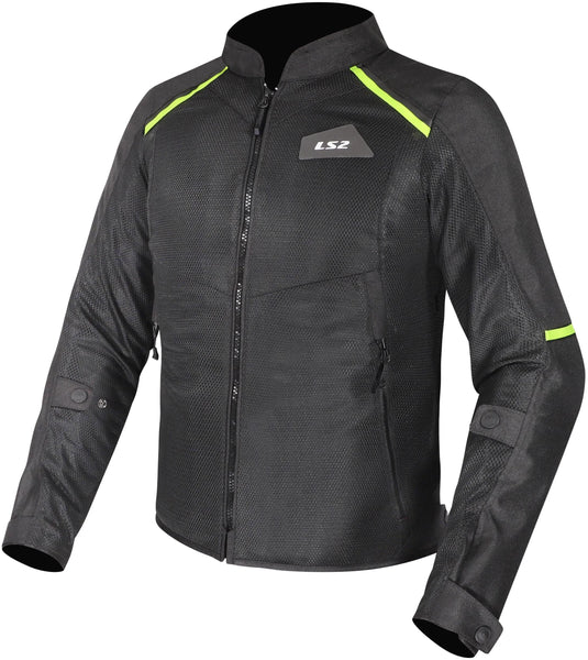Ls2 jas breeze man jacket breeze men black yellow gr. xxl