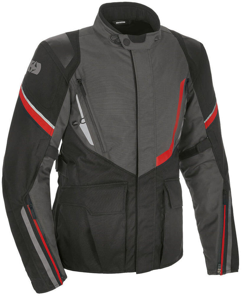 Load image into Gallery viewer, Oxford jas montreal 4.0 jacket montreal 4. black grey red size l
