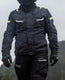 Oxford jas stormland jacket stormland gray sw neon yellow gr. 3