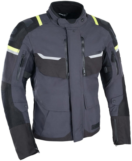Oxford jacke stormland jacket stormland gray sw neon yellow gr. 4