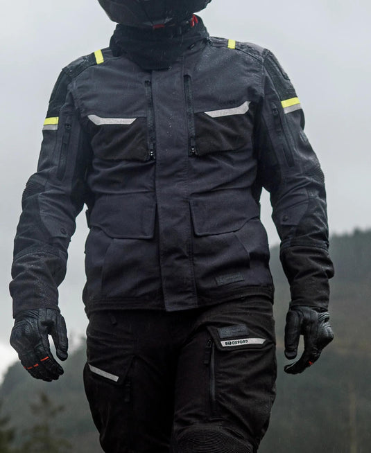 Oxford jacke stormland jacket stormland gray sw neon yellow gr. 4