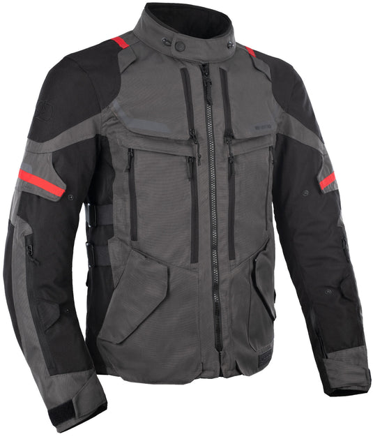 Oxford jas rockland jacket rockland gray sw red gr. 3xl