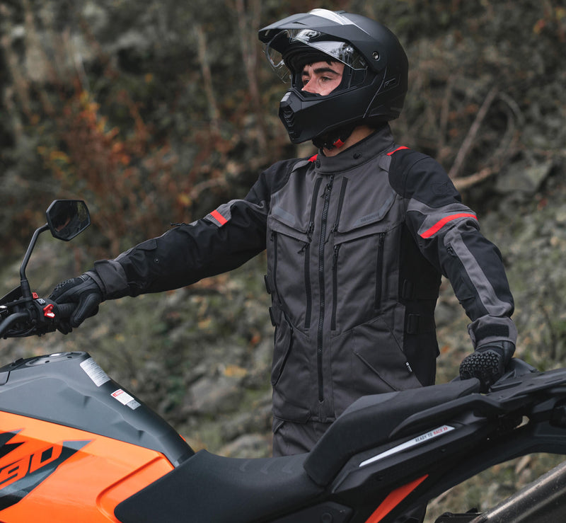 Load image into Gallery viewer, Oxford jas rockland jacket rockland gray sw red gr. l
