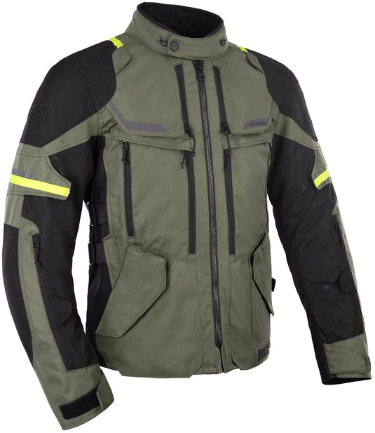 Oxford jas rockland jacket rockland brown bw yellow gr. l