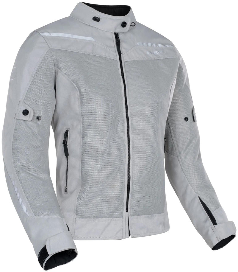 Load image into Gallery viewer, Oxford jacke arizona 1.0 air jacket arizona 1.0 air ladies silver size 12
