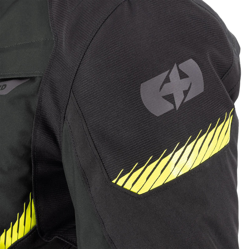 Load image into Gallery viewer, Oxford jacke toronto 1.0 jacket toronto 1.0 d2d ms black green fluo s
