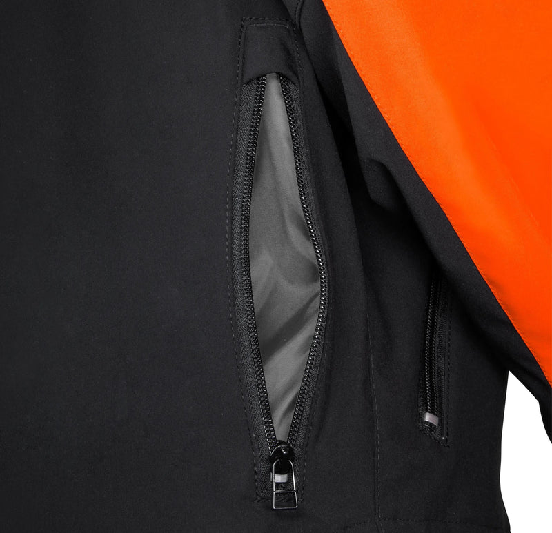 Load image into Gallery viewer, Ufo plast jacke taiga enduro jacket ufo black orange gr. m
