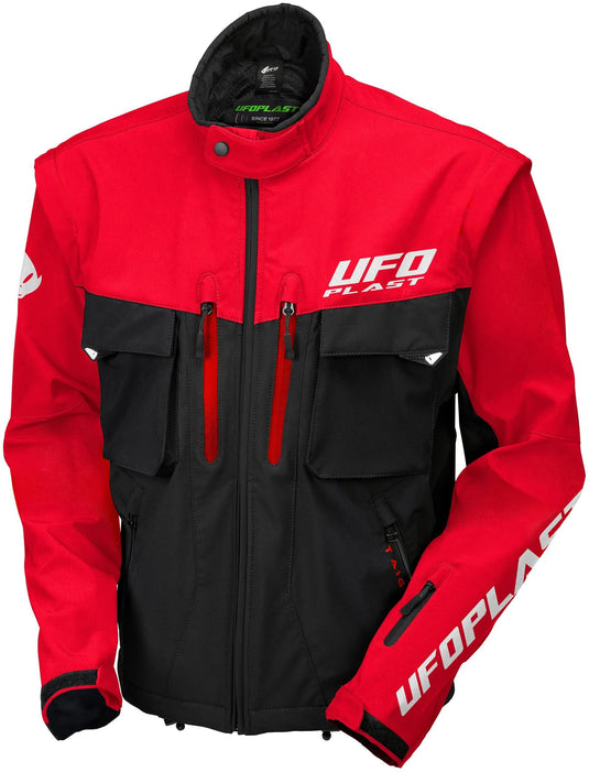 Ufo plast jacke taiga enduro jacket ufo black red gr. m