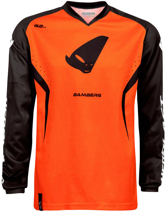 Ufo plast jersey mx bamberg , heren mx jersey ufo bamberg black orange gr. xxl