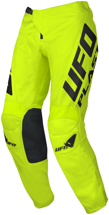 Ufo plast hose mx radial mx kids pants ufo radial neon yellow size 152