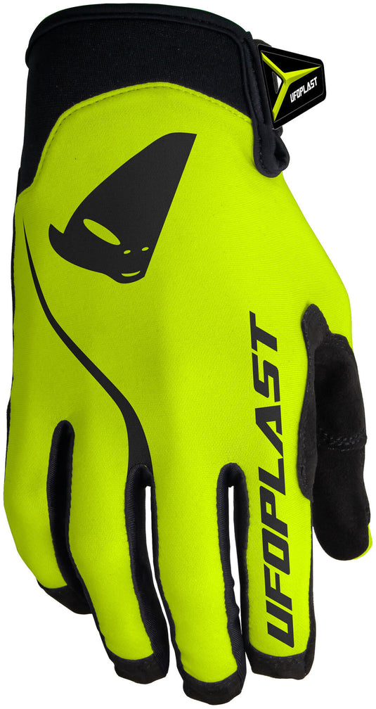 Ufo plast crosshandschoen skyline kids children gloves ufo skyline yellow gr. l