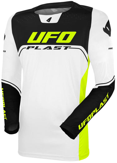 Ufo plast jersey mx ares mx jersey ufo ares white black gr. l