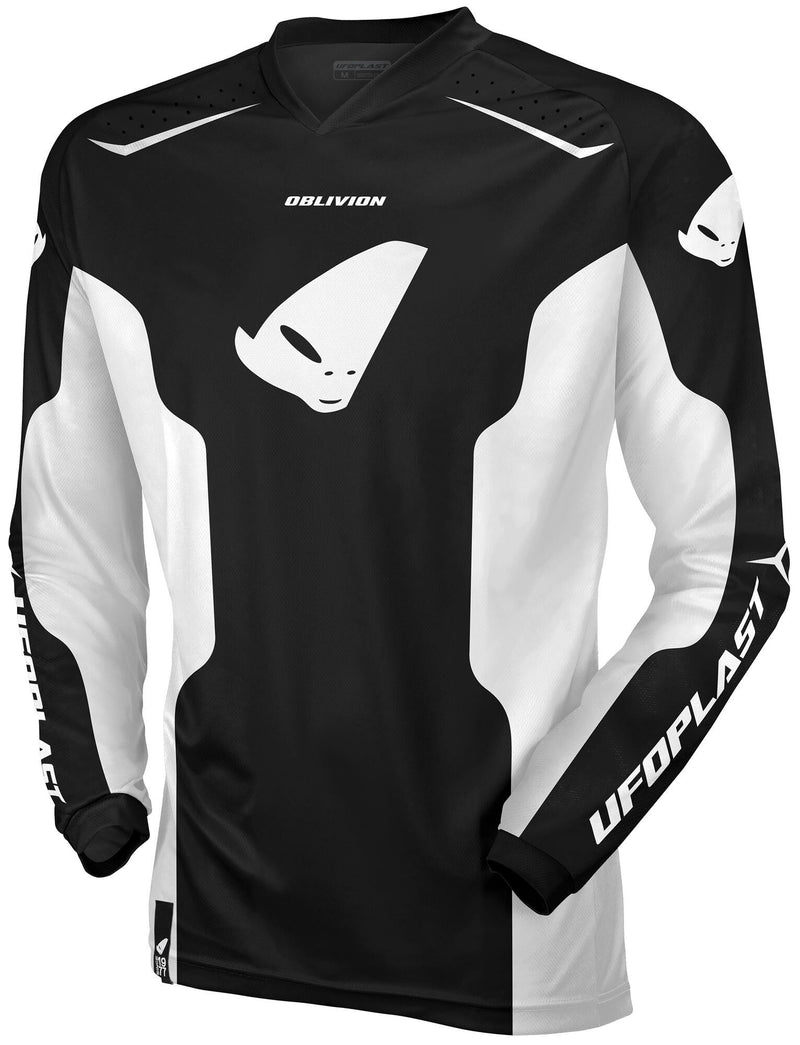 Load image into Gallery viewer, Ufo plast jersey mx oblivion mx jersey ufo oblivion black white gr. l
