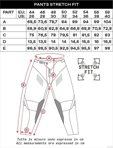 Ufo plast hose mx ares mx trousers ufo ares red blue gr. 46