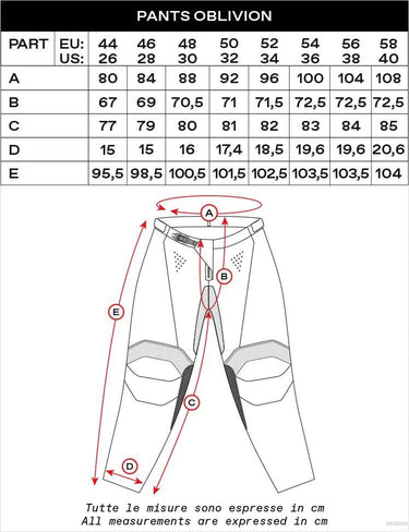 Ufo plast hose mx oblivion mx trousers ufo oblivion red white gr. 48