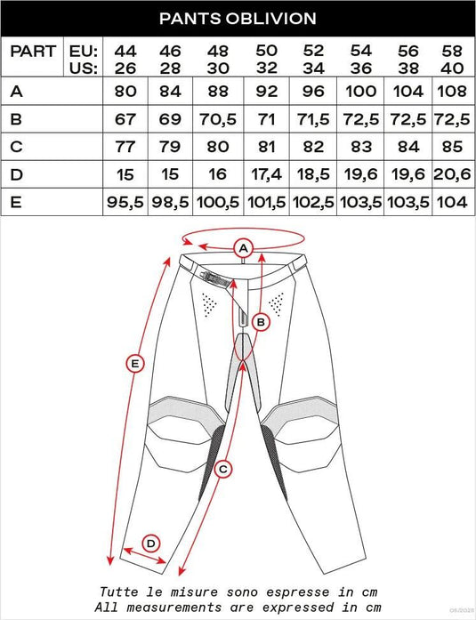 Ufo plast hose mx oblivion mx trousers ufo oblivion red white size 50