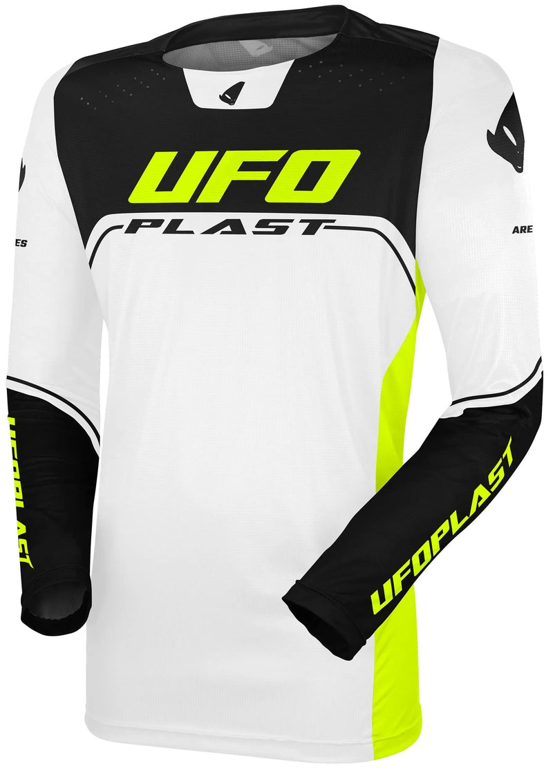 Load image into Gallery viewer, Ufo plast jersey ares kids children's jersey ufo are white black size xs
