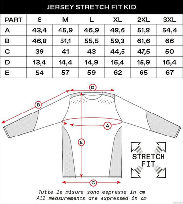 Ufo plast jersey ares kids children's jersey ufo are white black gr.s