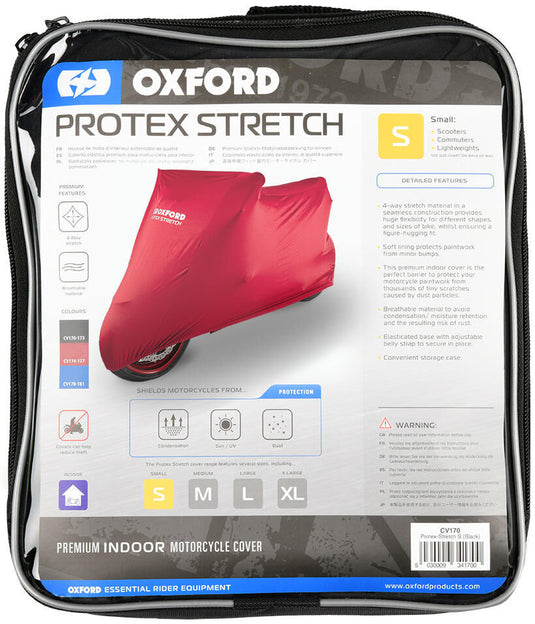 Oxford vouwgarage protex protex bike covers stretch indoor l red