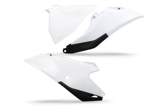 Ufo plast seitenverkleidung side covers ufo gasgas white