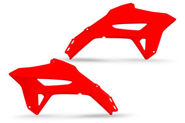 Ufo plast radiateurafdekking radiator covers ufo honda red