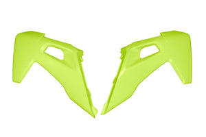 Ufo plast kühlerabdeckung radiator covers ufo husqvarna yellow