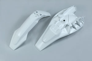 Ufo plast kotflügelsatz mudguard set ufo husqvarna oem white