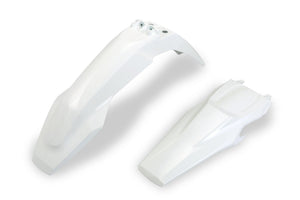 Ufo plast kotflügelsatz mudguard set ufo husqvarna oem white