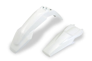 Ufo plast kotflügelsatz mudguard set ufo husqvarna white