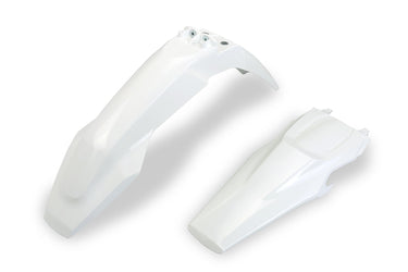 Ufo plast kotflügelsatz mudguard set ufo husqvarna white