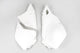 Ufo plast seitenverkleidung side covers ufo kawasaki white