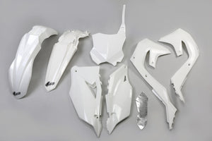 Ufo plast verkleidungssatz trim kit ufo kawasaki white