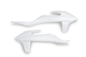 Ufo plast kühlerabdeckung radiator covers ufo ktm white