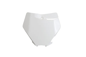Ufo plast startnummerntafel start number plate ufo ktm white