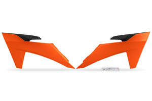 Ufo plast kühlerabdeckung radiator covers ufo ktm orange