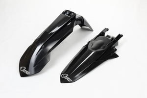 Ufo plast kotflügelsatz mudguard set ufo ktm black