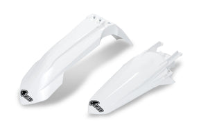 Ufo plast kotflügelsatz mudguard set ufo ktm white