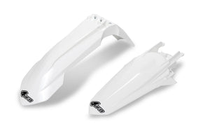 Ufo plast kotflügelsatz mudguard set ufo ktm white