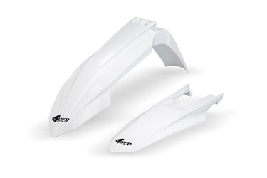 Ufo plast kotflügelsatz mudguard set ufo ktm white