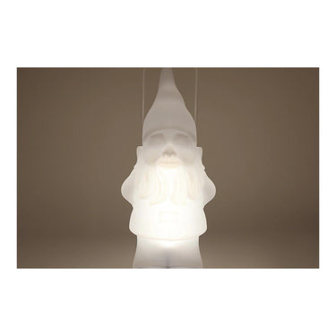 Lantaarn led kabouter solar m rc 7 kleuren wit kunststof 21,5x20x50cm