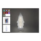 Lantaarn led kabouter solar m rc 7 kleuren wit kunststof 21,5x20x50cm