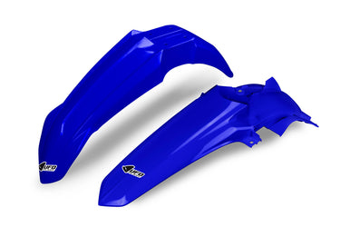 Ufo plast kotflügelsatz mudguard set ufo yamaha oem blue