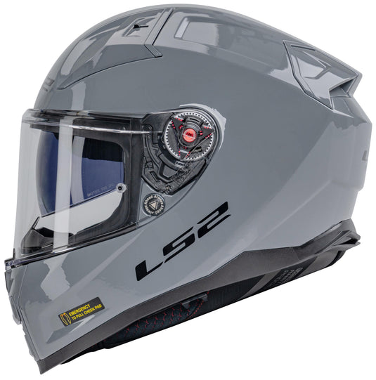 Ls2 integraalhelm ff811 vector ii solid helmet ff811 vect. ii solid s grey