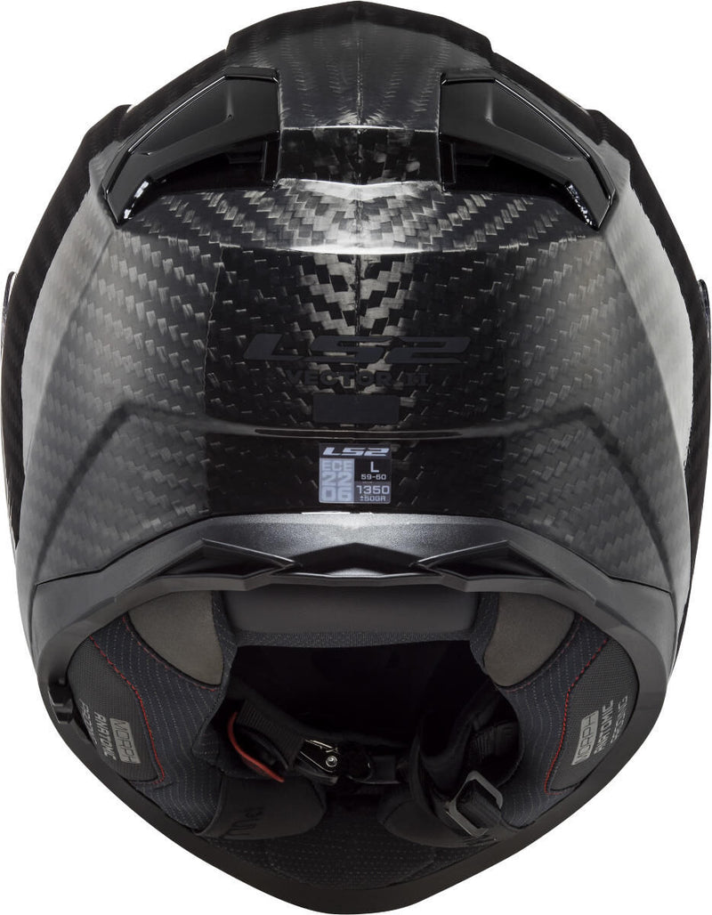 Load image into Gallery viewer, Ls2 integraalhelm ff811 vector ii carbon solid helmet vector ii carb black gr. xs
