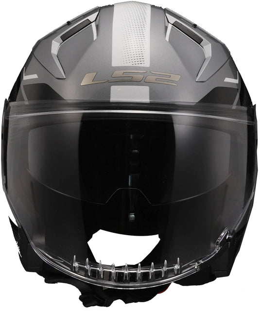 Ls2 jethelm of603 infinity ii veyron helmet infinity ii grey white gr. xxl