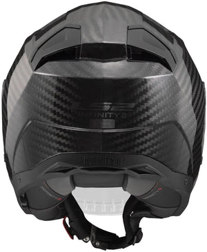 Ls2 jethelm of603 infinity ii carbon solid helmet infinity ii carbon black gr. xs