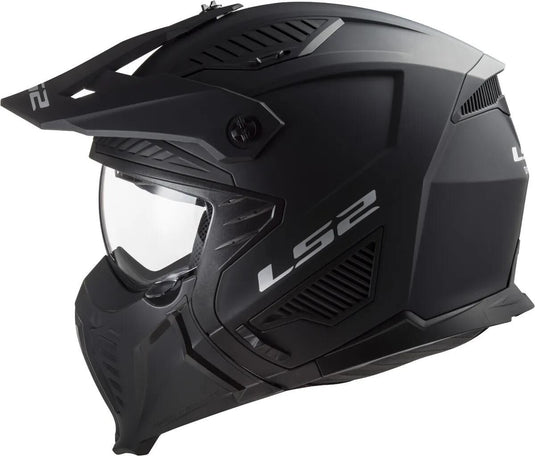 Ls2 modulaire helm of606 drifter solid helmet drifter black matt gr. s