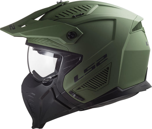 Ls2 modulaire helm of606 drifter solid helmet of606 drifter solid m matt green