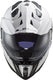 Ls2 endurohelm mx701 explorer solid helmet explorer white gr. xl